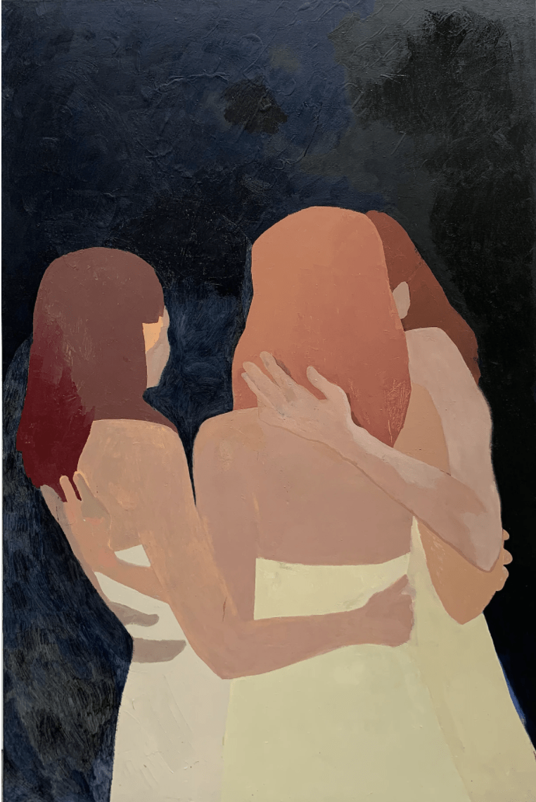 Catherine Repko’s paintings are a sweet, cropped and gentle reminder of a time before lockdown
