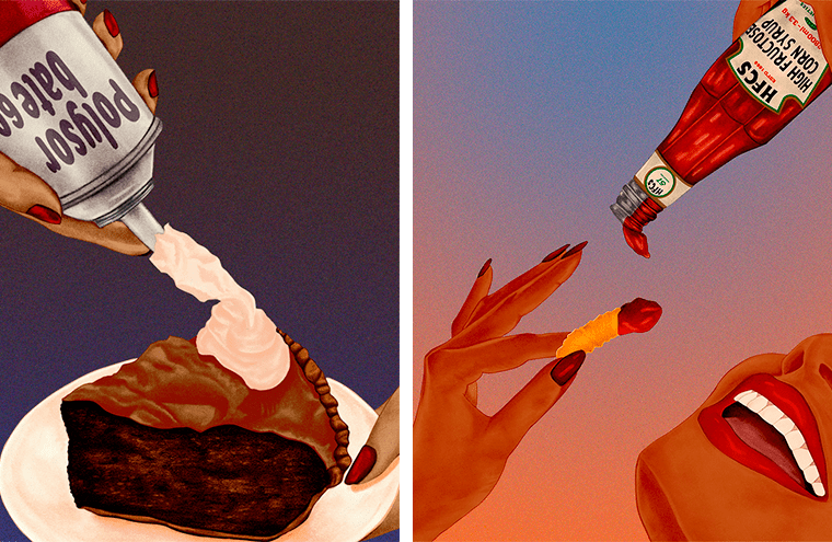 Gigi Rose Gray’s latest offering illustrates the highly coveted canned goods from lockdown