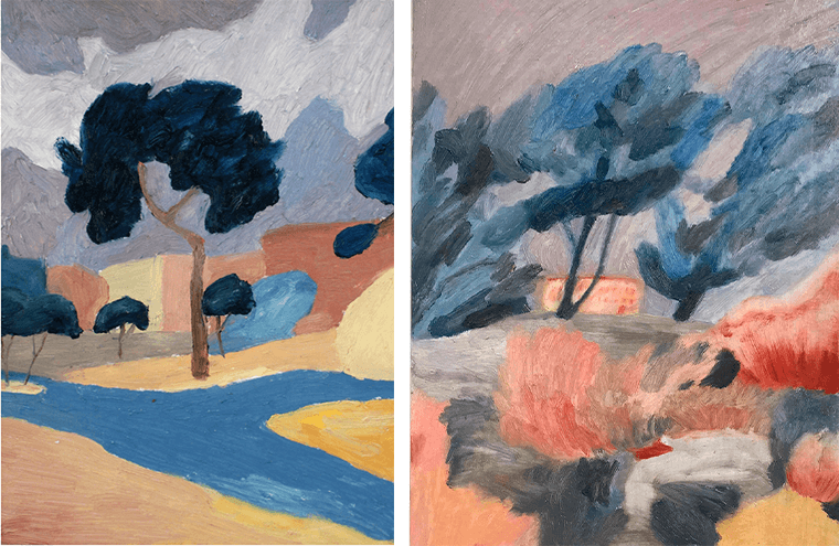 Observing the change of seasons over lockdown, artist Sammi Lynch summons a sense of place and memory