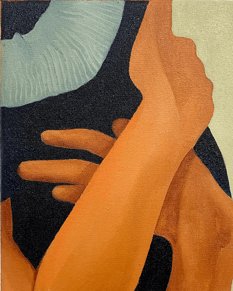 Catherine Repko’s paintings are a sweet, cropped and gentle reminder of a time before lockdown