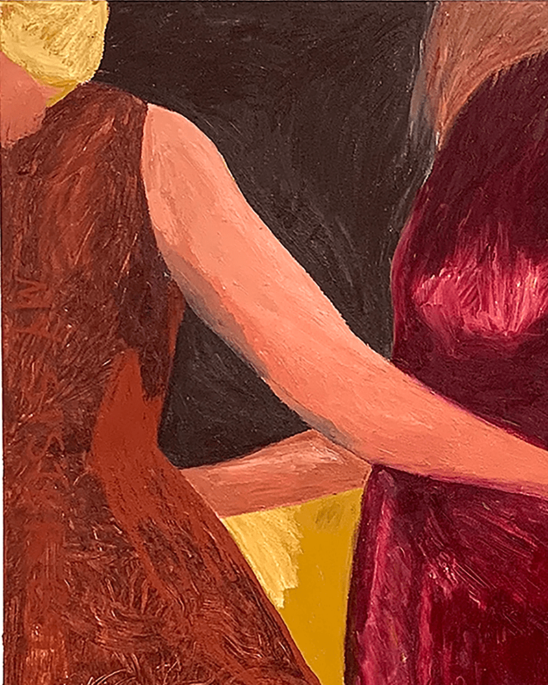 Catherine Repko’s paintings are a sweet, cropped and gentle reminder of a time before lockdown
