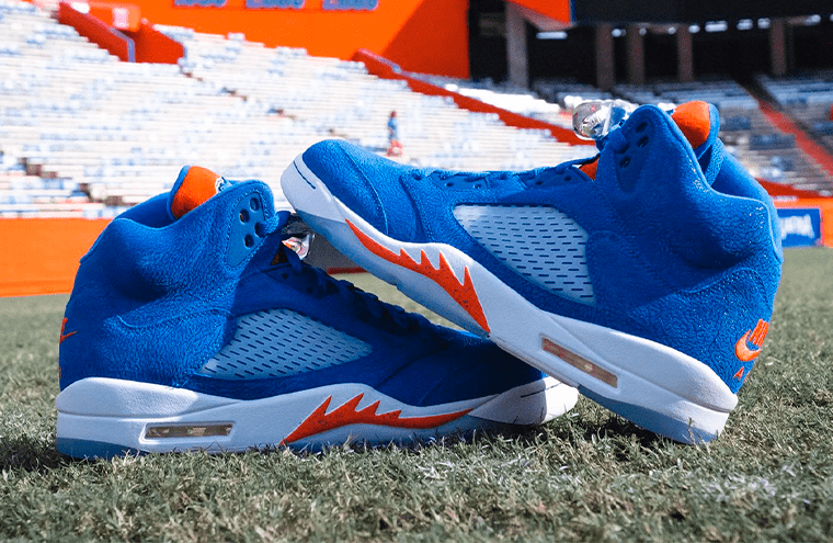 The Florida Gators Football Program Unveils Newest Air Jordan 5 PE