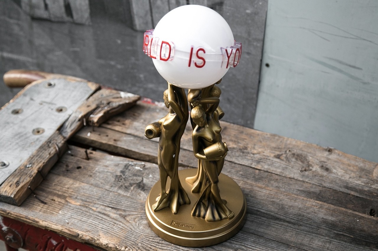 Supreme x Scarface “The World Is Yours” Lamp, 2017