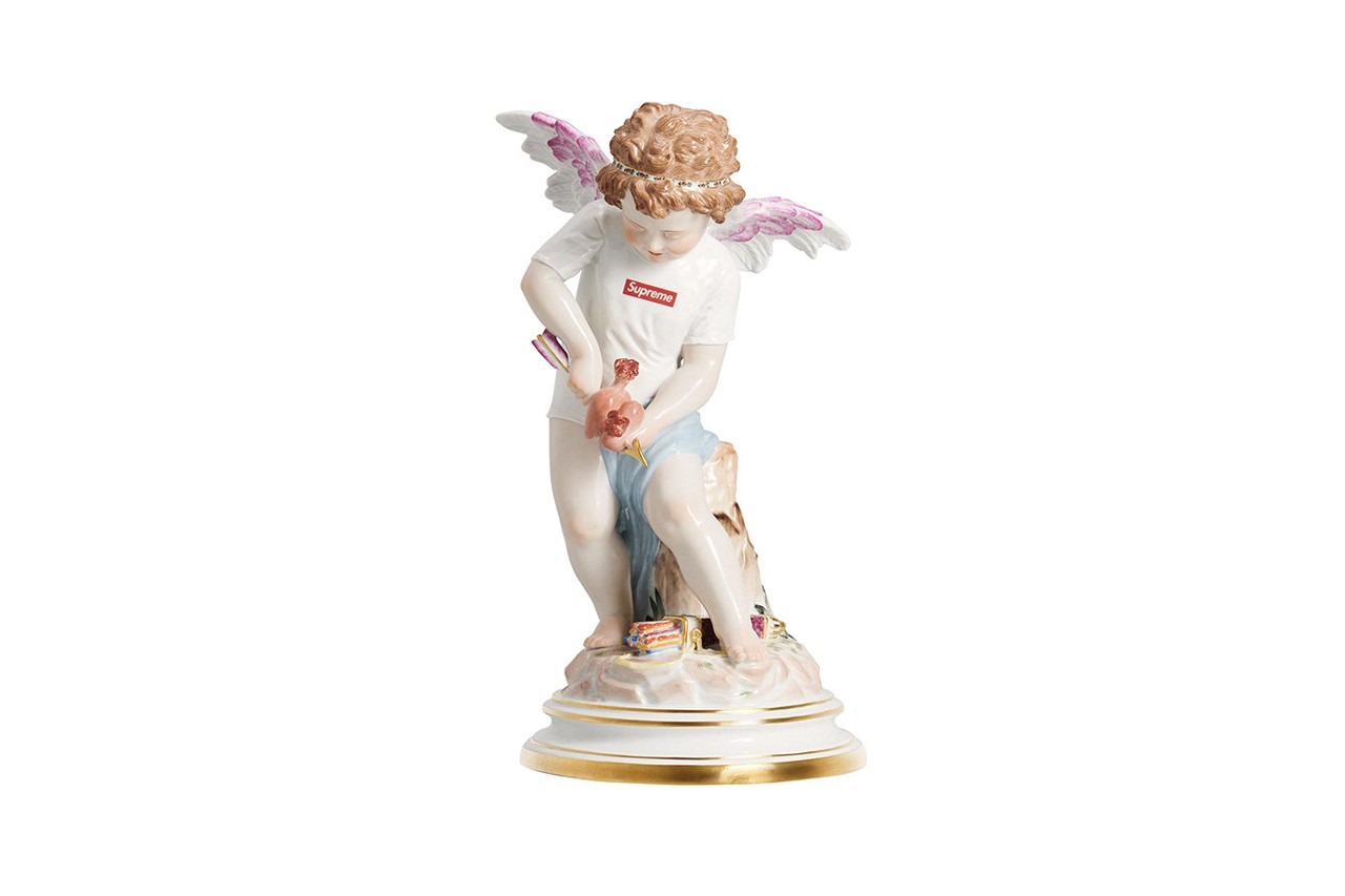 Supreme x Meissen Hand-Painted Porcelain Cupid, 2019